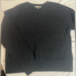 NWOT Black Medium Weight Sweatshirt Sz S